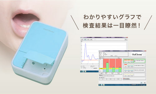 わかりやすいグラフで検査結果は一目瞭然！